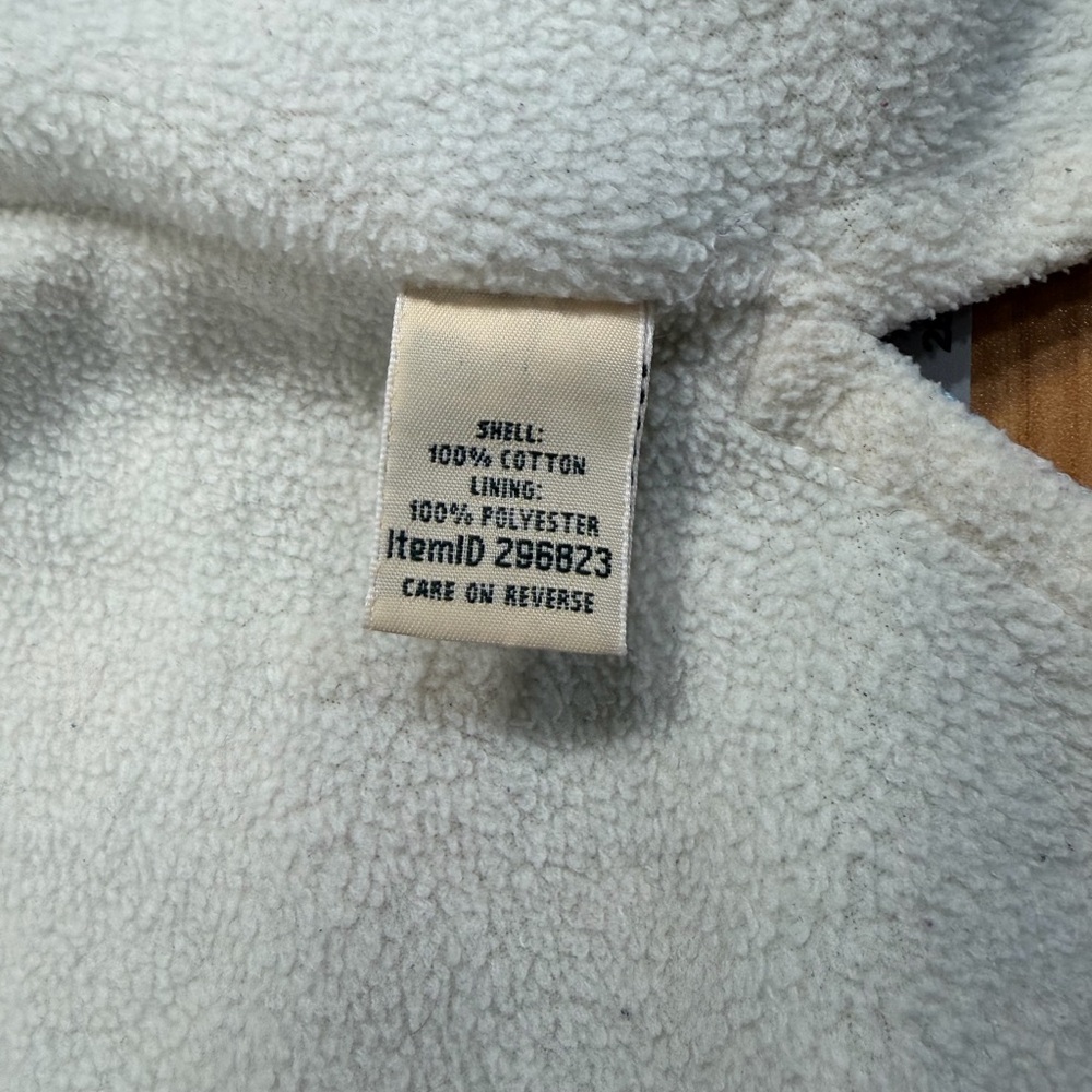 L.L.Bean Fleece-Lined Hooded Flannel Shirt Jacket Shacket Plaid Women’s Small - Picture 8 of 8